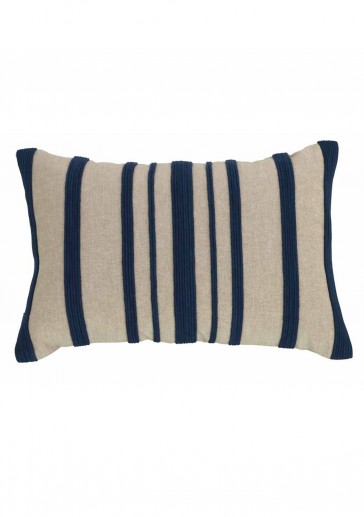 Marlowe Navy Cushion by J Elliot Home