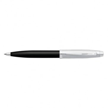 Sheaffer 100 Black Lacquer/Chrome Ballpoint Pen