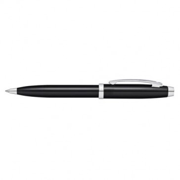Sheaffer 100 Black Lacquer/Chrome Plate Ballpoint Pen (Gift Box)