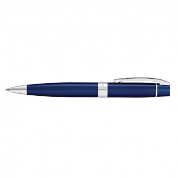 Sheaffer 300 Blue Lacquer/Chrome Plate Ballpoint Pen