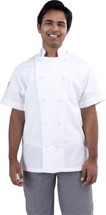 Light Weight Short Sleeve Chef Jacket by Global Chef