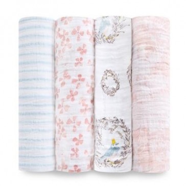 Birdsong 4 Pack Classic Swaddle