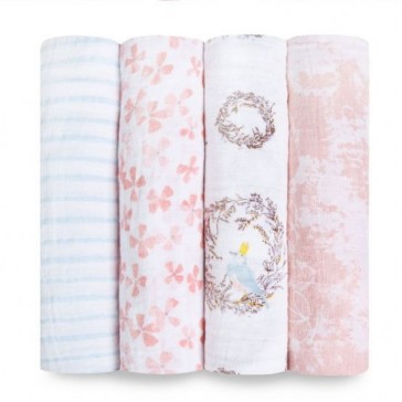 Birdsong Classic 4 Pack Swaddles