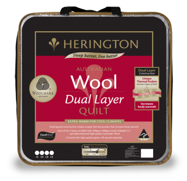 Herington Wool Dual Layer Queen Quilt