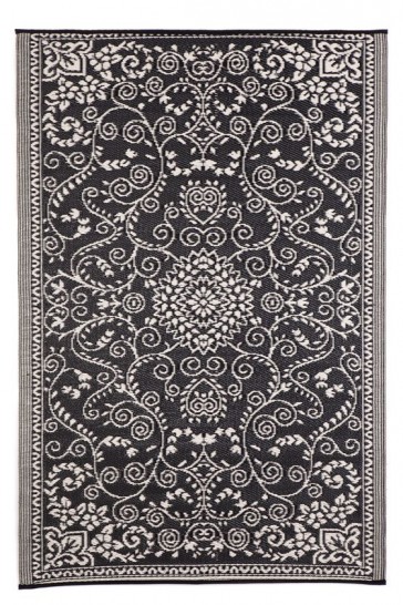 Murano Black Outdoor Rug by FAB Rugs