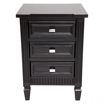 Merci Bedside Table Black Small by Cafe Lighting