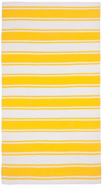 Lucky Bright Yellow Rug by FAB Rugs