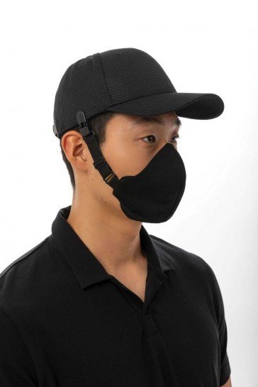 6 Pack Black Skild Series FC5 Face Covering by Chef Works