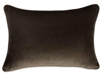 Gabriel Rectangle Charcoal Cushion by J Elliot Home