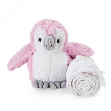 For The Birds Cuddly Companion Owl Toy + Swaddle