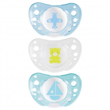PHYSIO AIR SOOTHER 0-6M 2PK - BOY