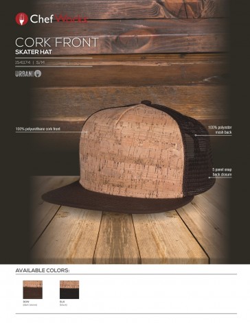 Cork Skater Hat - Brown 