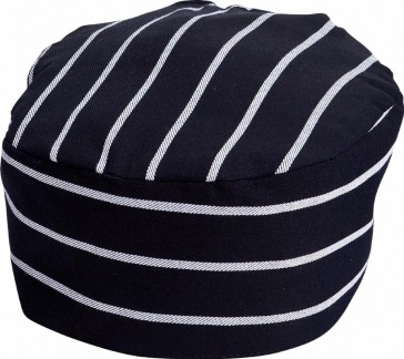 Navy & White Stripe Chef Hat