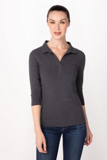 Definity Charcoal Women Shirt by Chef Works