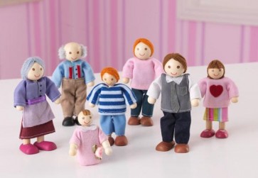 Doll Family of 7 Caucasian by Kidkraft