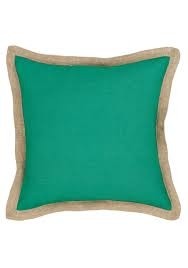 Hampton Linen Emerald Cushion by J Elliot Home