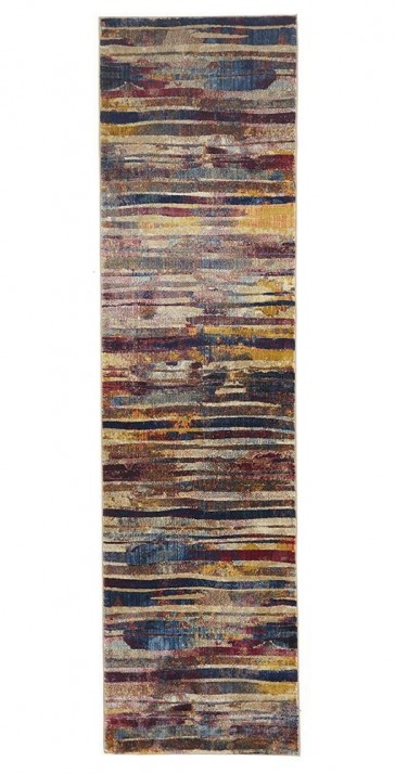 Dream Scape 853 Raspberry Runner By Rug Culture 
