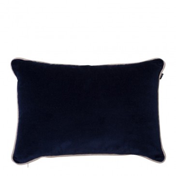 Gabriel Rectangle Navy Cushion by J Elliot Home