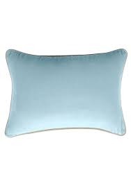 Gabriel Rectangle Illusion Blue Cushion by J Elliot Home