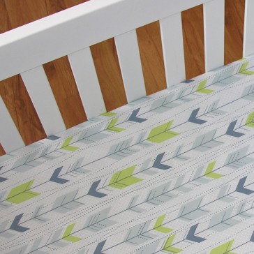 Arrow Fitted Sheet by Living Textiles