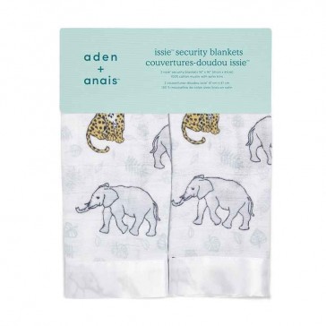 Jungle Issie Security Blankets 2 pack by Aden and Anais
