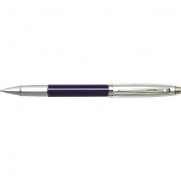 Sheaffer 100 Blue/Chrome/Nickel Plated Rollerball Pen
