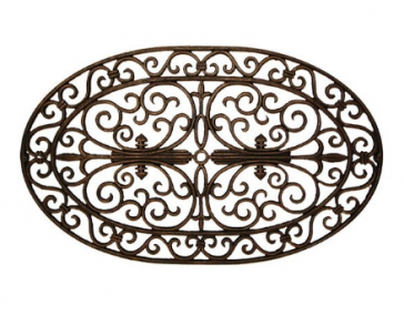 Oval Iron Doormat