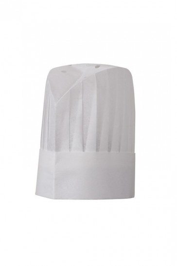 Oval Top Pleated Chef Hat - 12" 