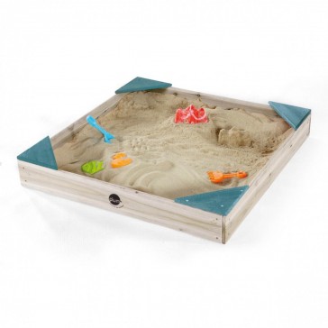 Colours By Plum Teal Square Wooden Sandpit