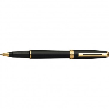 Sheaffer Prelude Black Matte/22CT Gold Plated Rollerball Pen