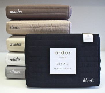 Ardor Single Quilted Valance 