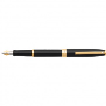 Sagaris® Gloss Black Fountain Pen [Fine Nib]