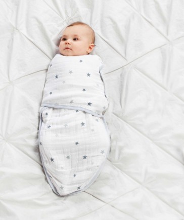 Twinkle tiny Star Easy Swaddle Single by Aden and Anais