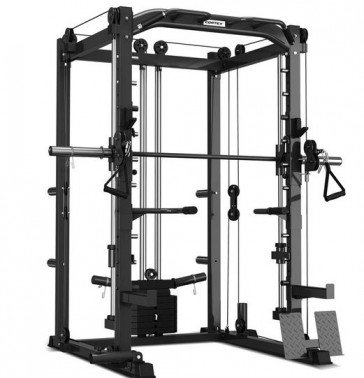 Cortex SM-20 6-in-1 Power Rack with Smith & Cable Machine 