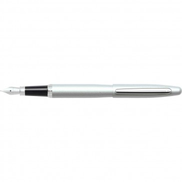 Sheaffer VFM Strobe Silver/Nickel Plated Fountain Pen [Medium Nib](Self-Serve Packaging)