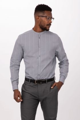 Voce Men Grey Shirt by Chef Works