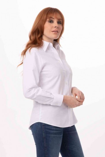 Women's White Oxford Shirt 