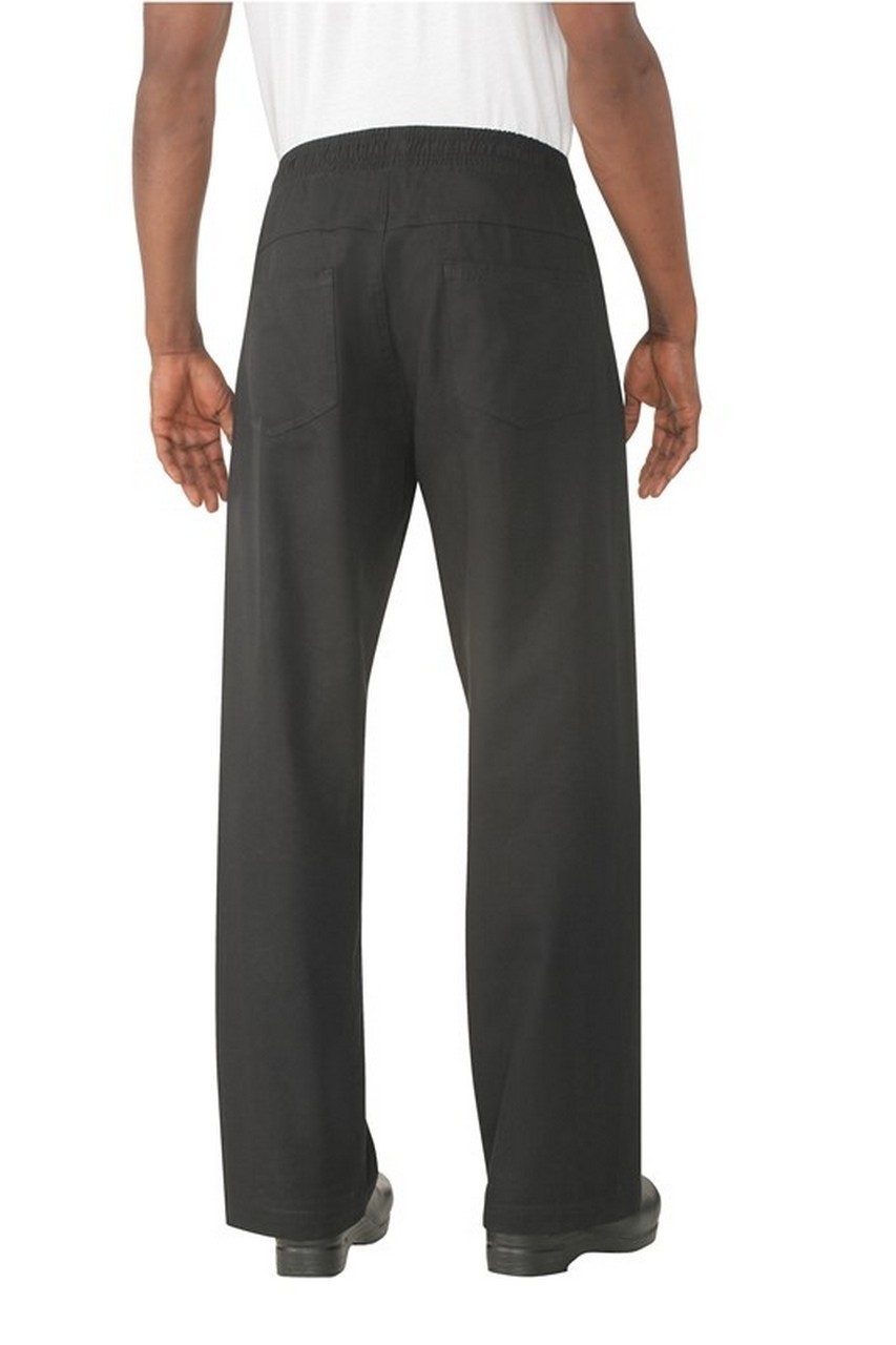 Black Better Built Baggy Chef Pants by Chef Works