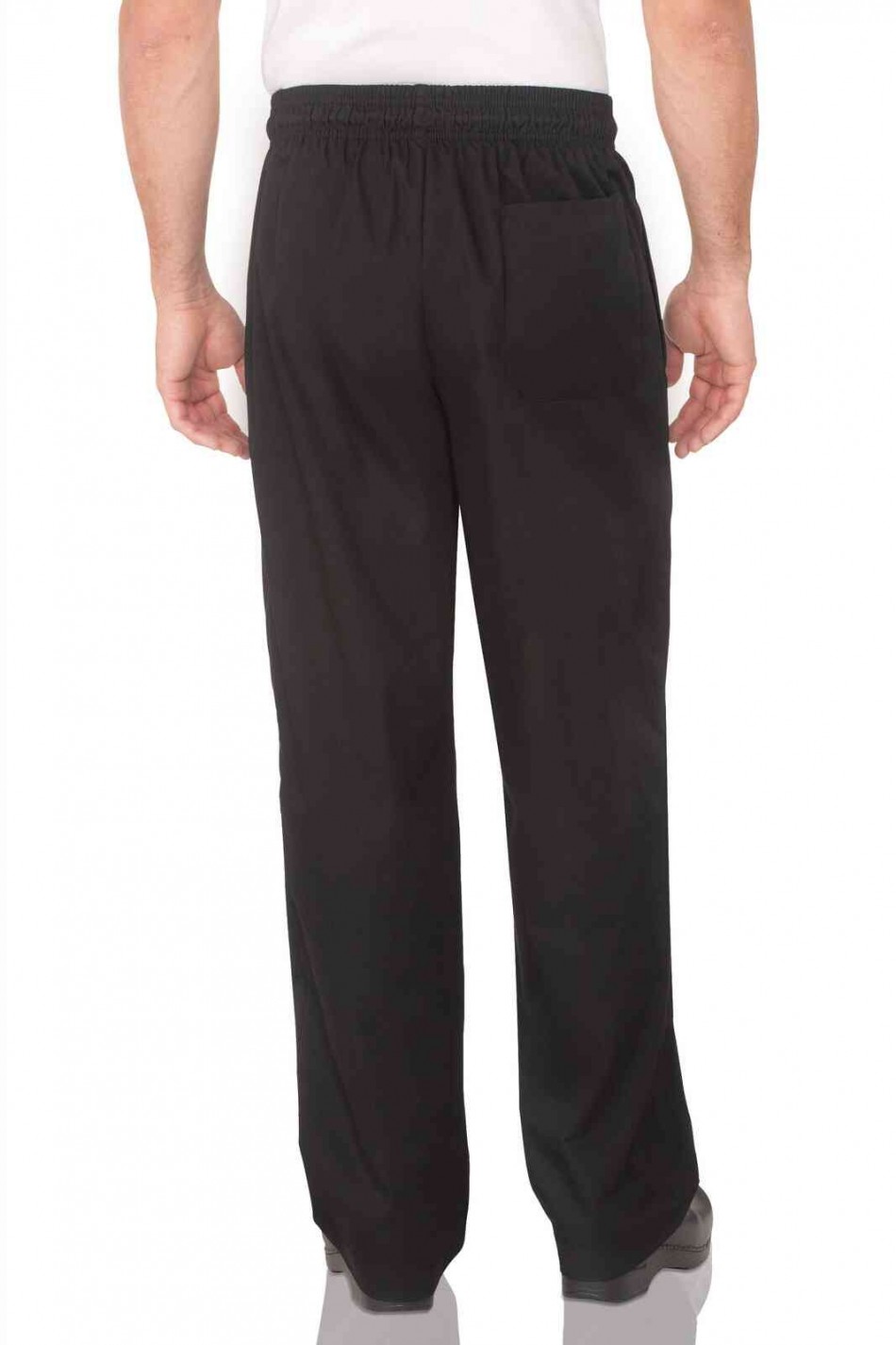 Mens Black Essential Baggy Chef Pants by Chef Works