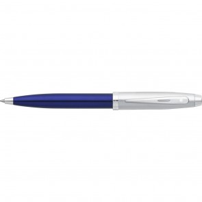Sheaffer 100 Blue/Chrome/Nickel Plated Ballpoint Pen