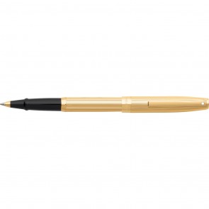 Sheaffer Sagaris Fluted Gold/Gold Tone Trim Rollerball Pen