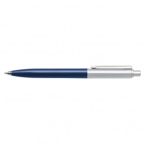 Sentinel Blue/Chrome Ballpoint Pen (Self-Serve Packaging)