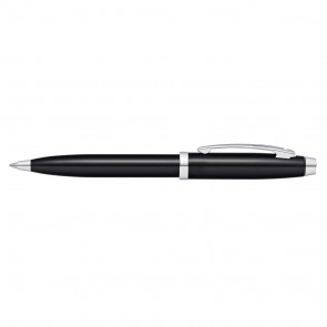 Sheaffer 100 Black Lacquer/Chrome Plate Ballpoint Pen (Gift Box)