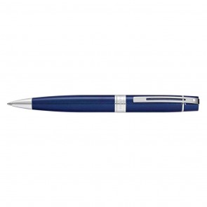 Sheaffer 300 Blue Lacquer/Chrome Plate Ballpoint Pen
