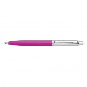 Sheaffer Sentinel® Brushed Chrome Cap and Fuchsia Barrel Ballpoint Pen