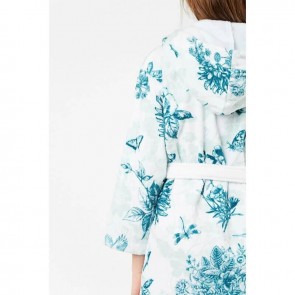 White Floral Robe - Desigual Living by Bambury