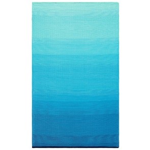 Fab Rugs Big Sur Modern Blue Recycled Plastic Outdoor Rug