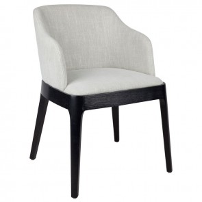 Cafe Lighting Hayes Black Dining Chair - Natural