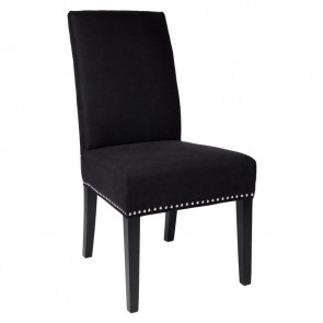 Cafe Lighting Bentley Dining Chair - Black Linen