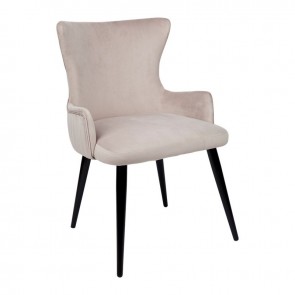 Cafe Lighting Dorsett Dining Chair - Taupe Velvet